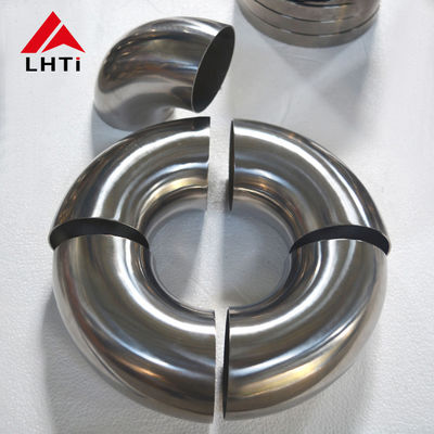 ভালো দাম 3 ইঞ্চি 76 মিমি Gr2 টাইটানিয়াম কনুই / নিষ্কাশন অংশগুলির জন্য 1.2 ​​মিমি সহ বাঁক অনলাইন