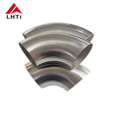 ভালো দাম Gr2 টাইটানিয়াম ম্যান্ড্রেল 90 ডিগ্রী কনুই বাঁক নিষ্কাশন পাইপ ফিটিং জন্য অনলাইন