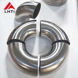 ভালো দাম পালিশ করা 2'' 3'' 4'' gr2 45 ডিগ্রী 90 ডিগ্রী টাইটানিয়াম কনুই নিঃশেষিত পাইপ ফিটিং অনলাইন