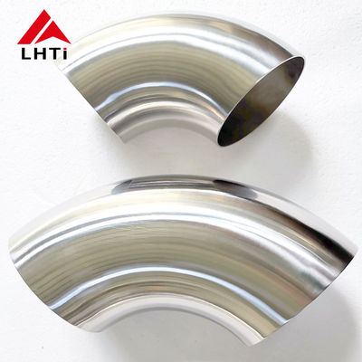 ভালো দাম নিষ্কাশন অংশগুলির জন্য পাতলা প্রাচীর টাইটানিয়াম কনুই 45 ডিগ্রি 1.2 মিমি অনলাইন