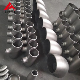 ভালো দাম ASTM B363 GR2 বাঁকানো টাইটানিয়াম পাইপ, টি রিডুসার পাইপ ফিটিং পিকড সারফেস অনলাইন