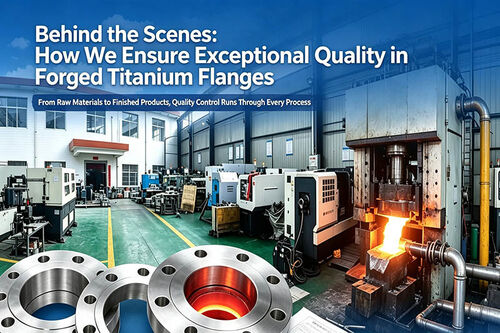 সর্বশেষ কোম্পানি ব্লগ সম্পর্কে Behind the Scenes at Lihua titanium: How We Ensure the Exceptional Quality of Forged Titanium Flanges
