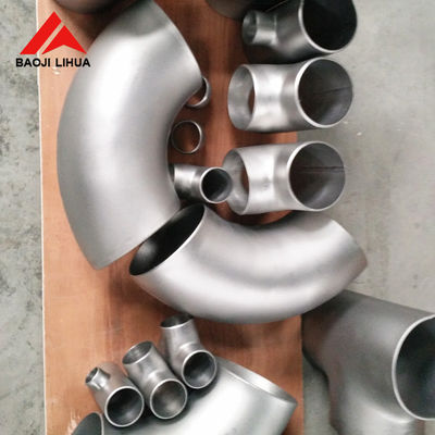 ভালো দাম ASTM B16.9 Gr2 Gr7 Gr12 টাইটানিয়াম এলবো 45 90 180 অনলাইন